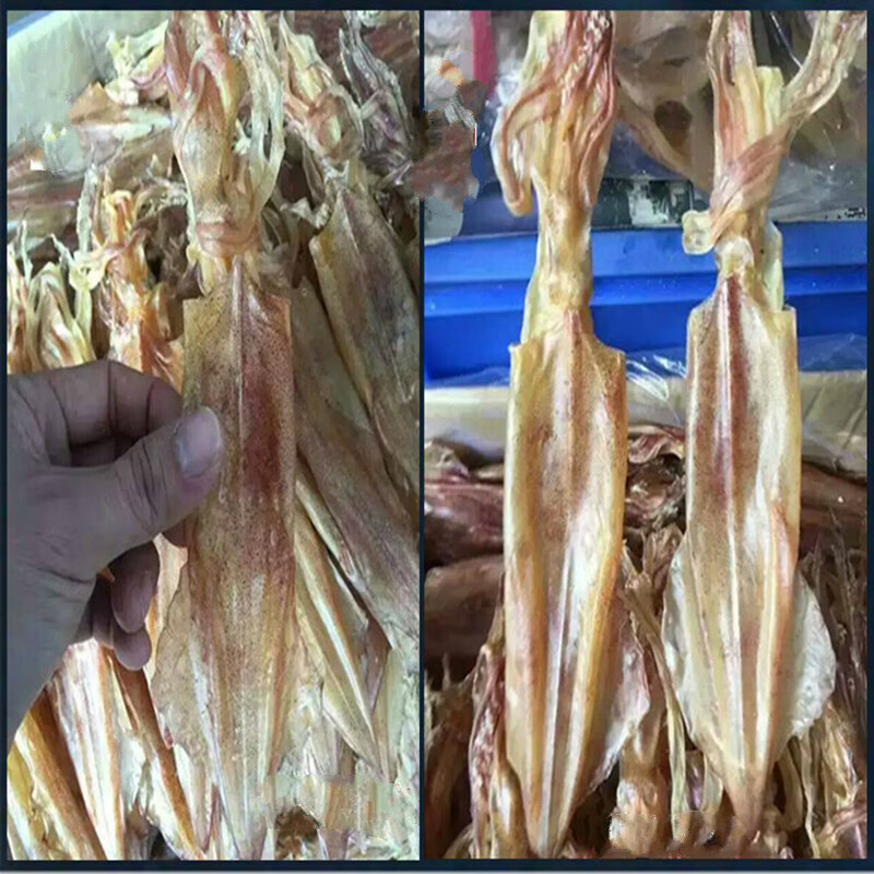 大号只灯光吹筒仔干3a吊鱿筒鱿鱼筒干深圳澳渔民晒海味干货 500g/一斤