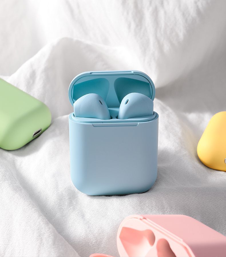 橘文juwen马卡龙蓝牙耳机air真无线单双耳入耳式运动游戏tws适用苹果