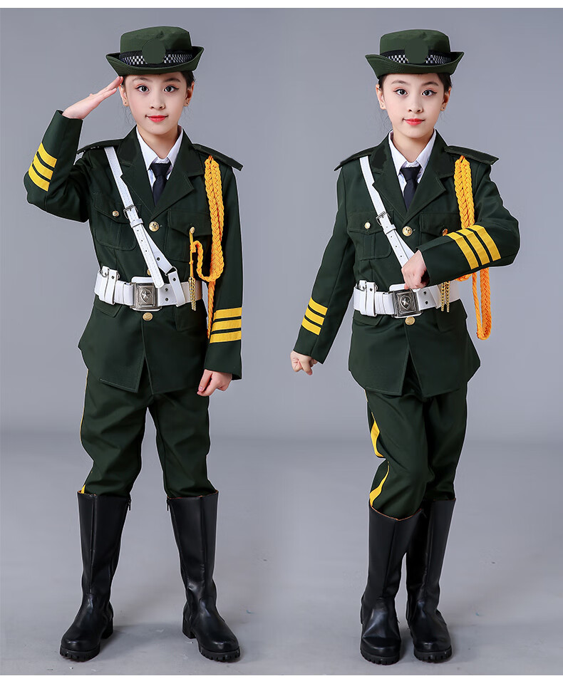 中学生升旗仪式服装儿童国旗升旗手学生鼓号队少儿运动会开幕仪式套装