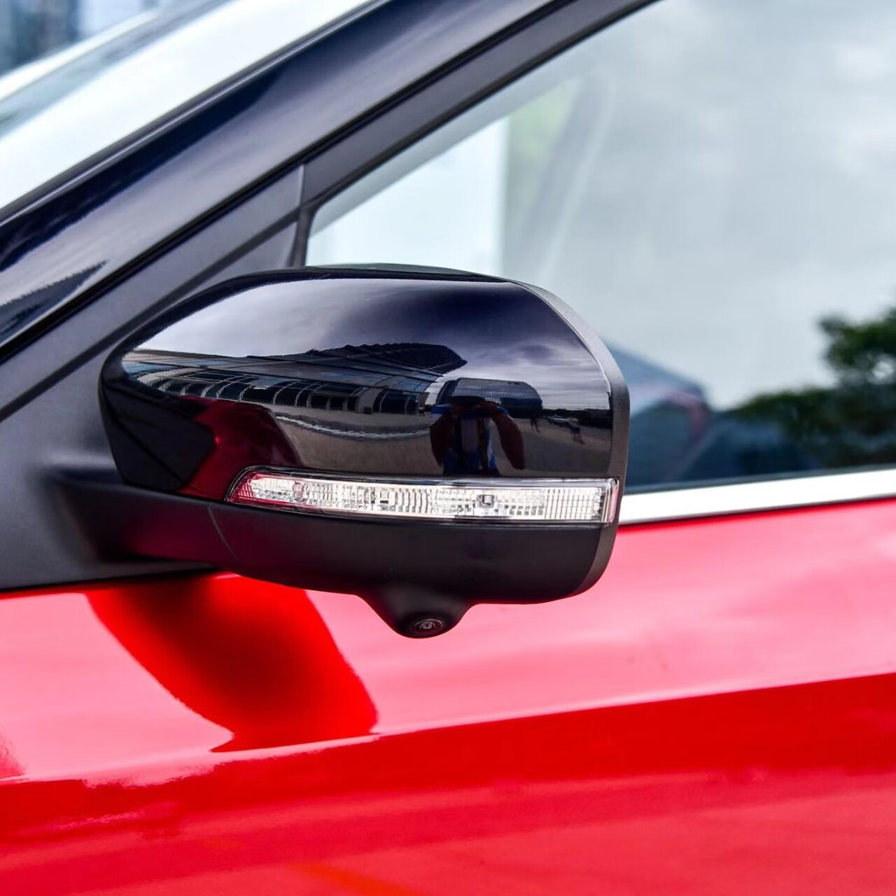 适用于17-19款长安cs55后视镜总成cs55倒车镜反光镜总成镜片带漆 主