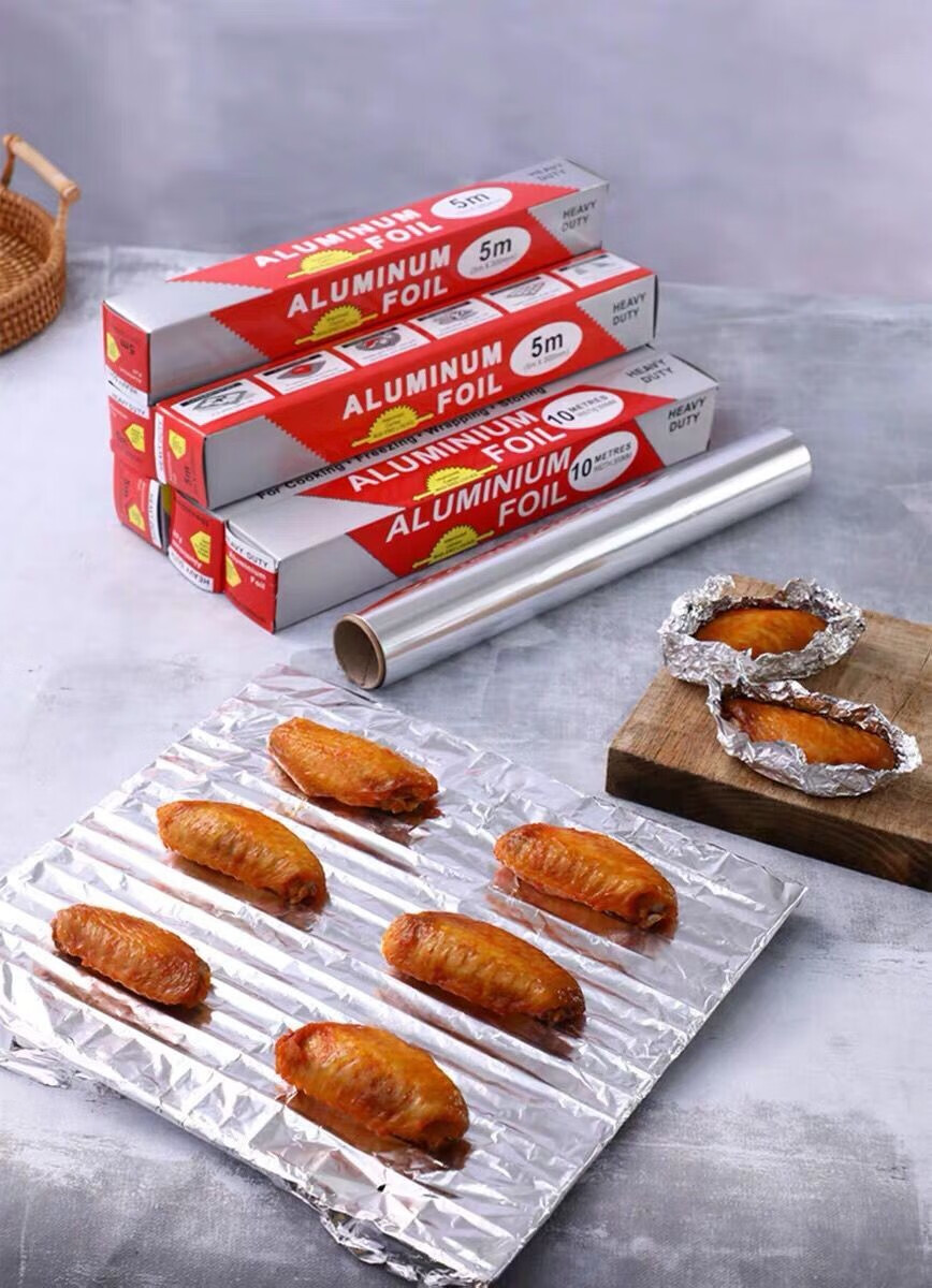 10米烘焙工具烤肉烧烤锡纸烧烤家用锡箔纸烤箱锡纸铝箔纸 烧烤烘焙