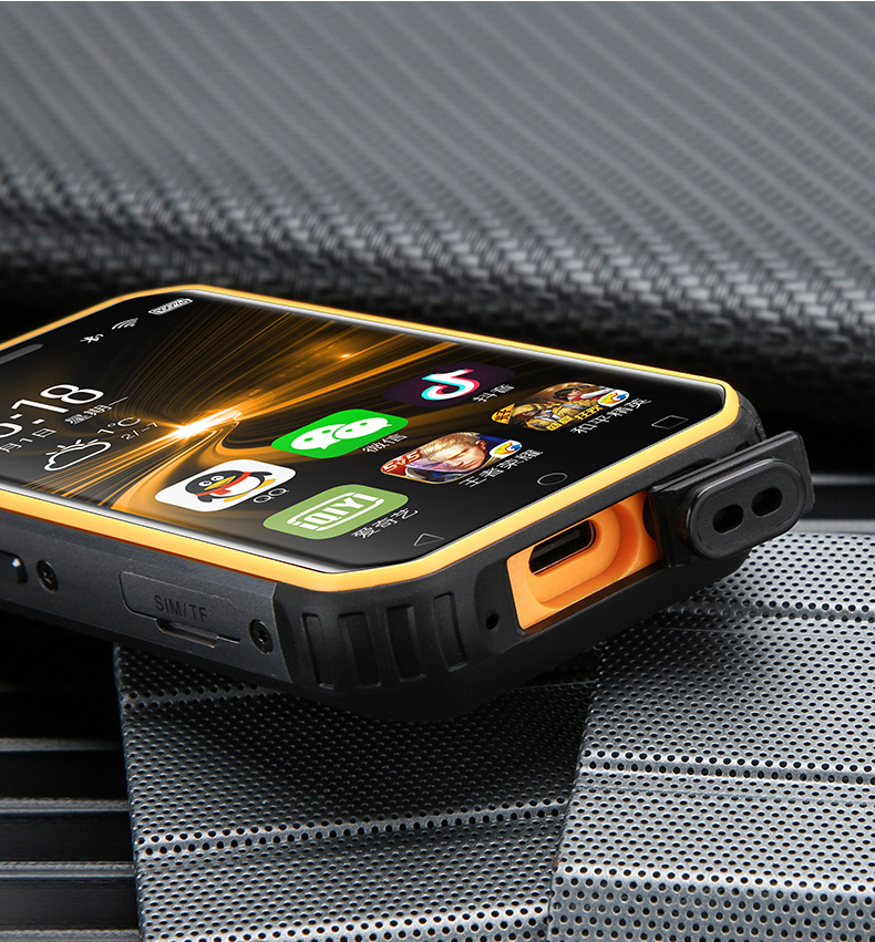 索野soyess10三防智能迷你小手机真泡水nfc指纹人脸全网通4g户外对讲