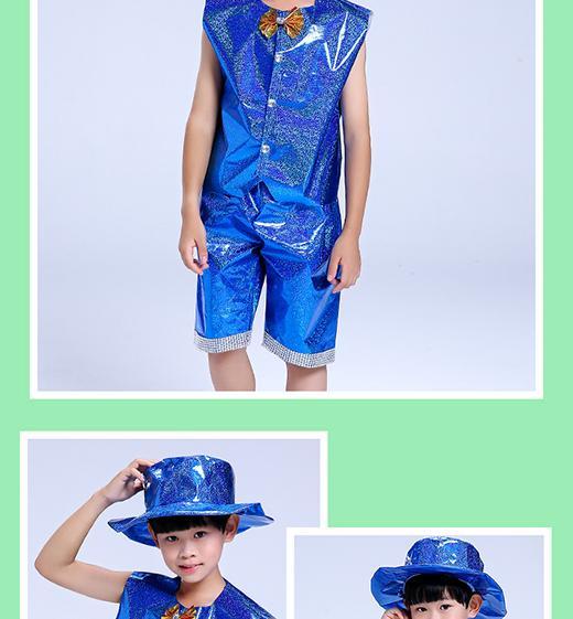 稚气熊儿童环保时装秀衣服男女童服装六一儿童节演出服装幼儿园儿童