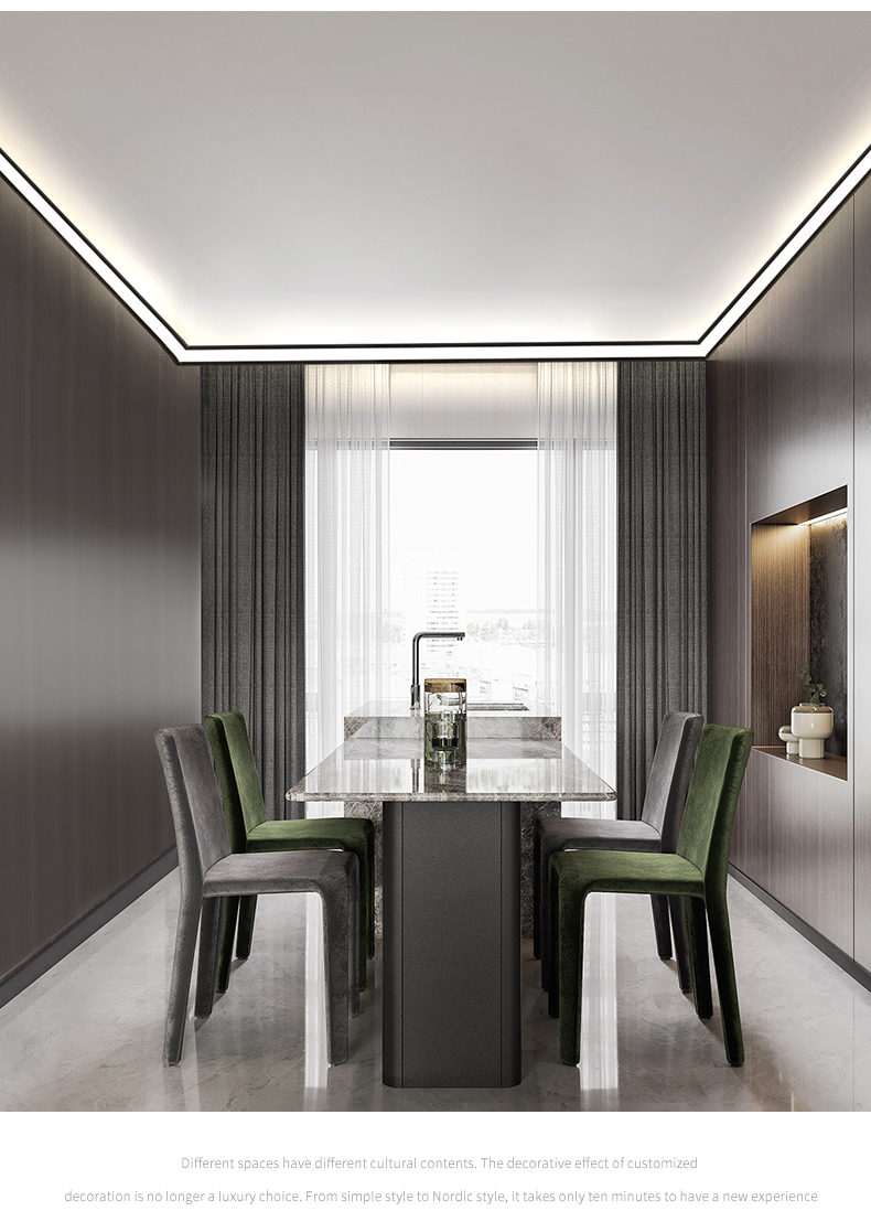 发光顶角线石膏线灯led灯带客厅天花吊顶免开槽阴角线墙角线条灯1米