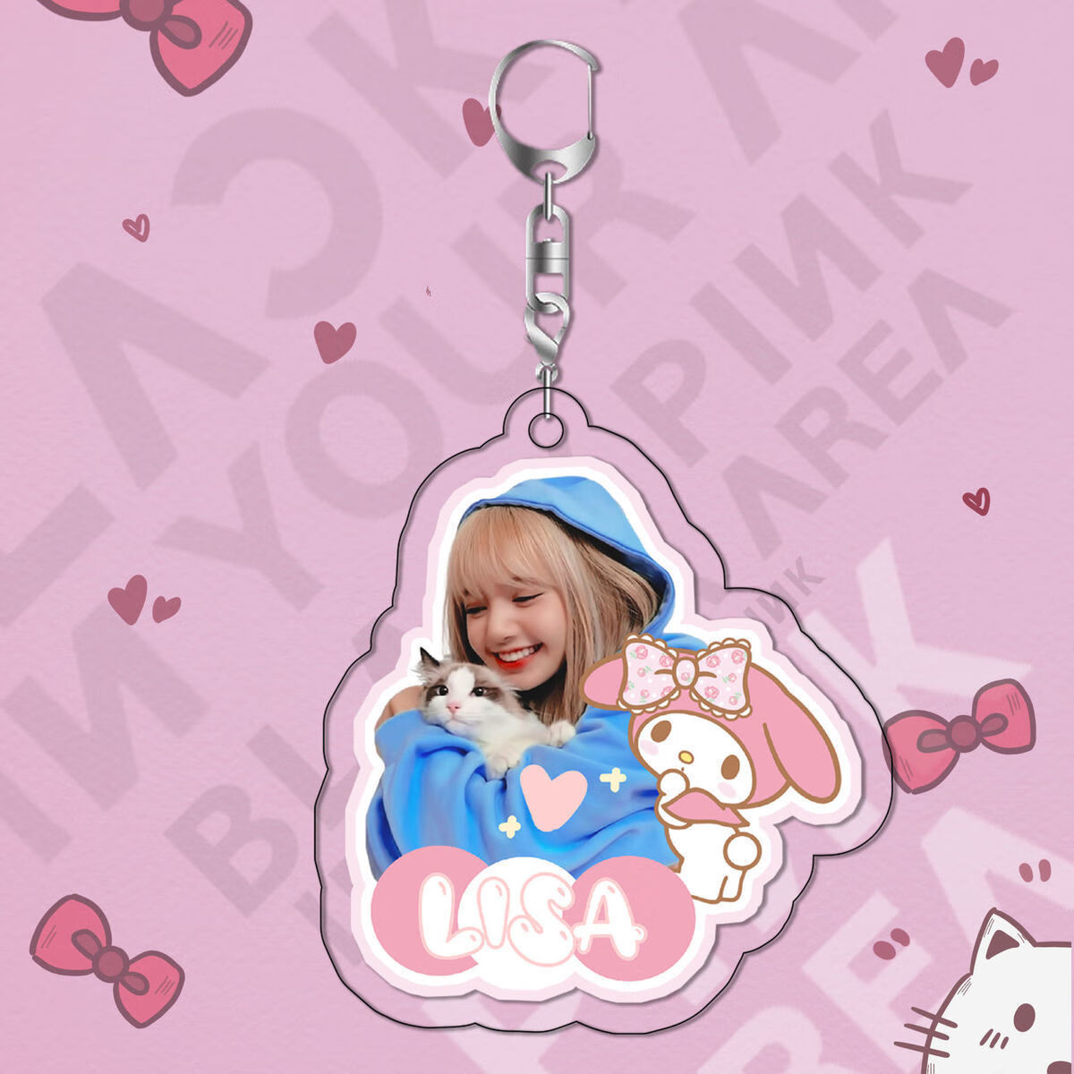 blackpink周边钥匙扣roselisajisoojennie应援钥匙扣女可爱小礼物
