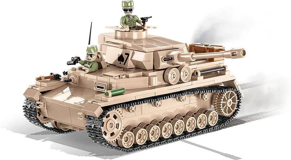 定制cobi积木二战cobi欧洲积木二战北非德系panzeriv四号g型坦克2546