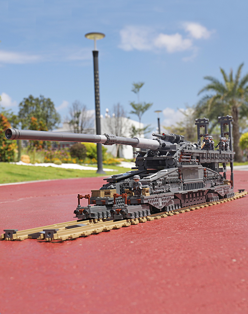 乐高(lego)乐高军事导弹大炮坦克苏联德国防空炮拼装积木模型男儿童