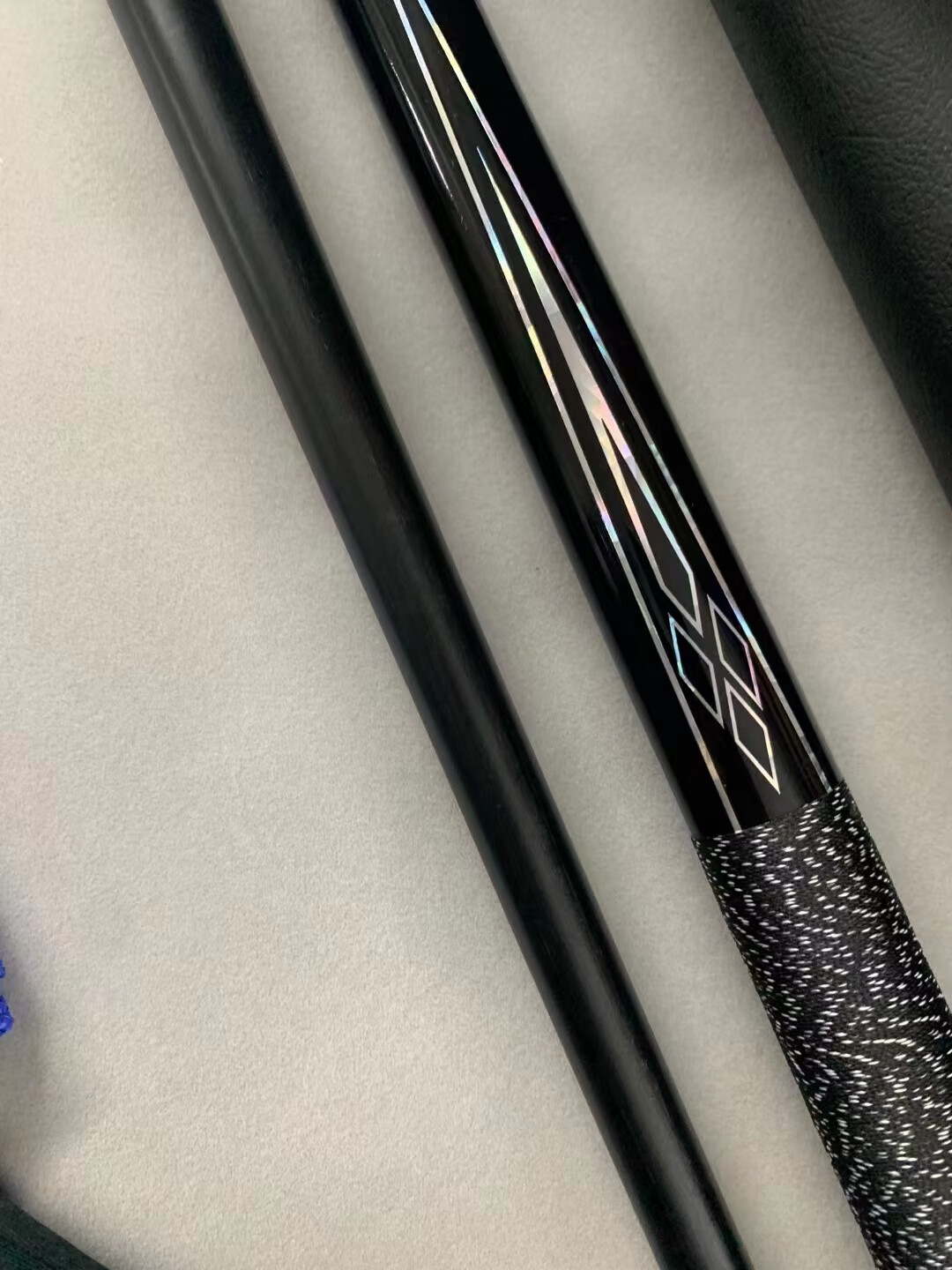 皮尔力台球杆美洲豹中式黑科技台球杆小头中头大头斯诺克黑八8九9球