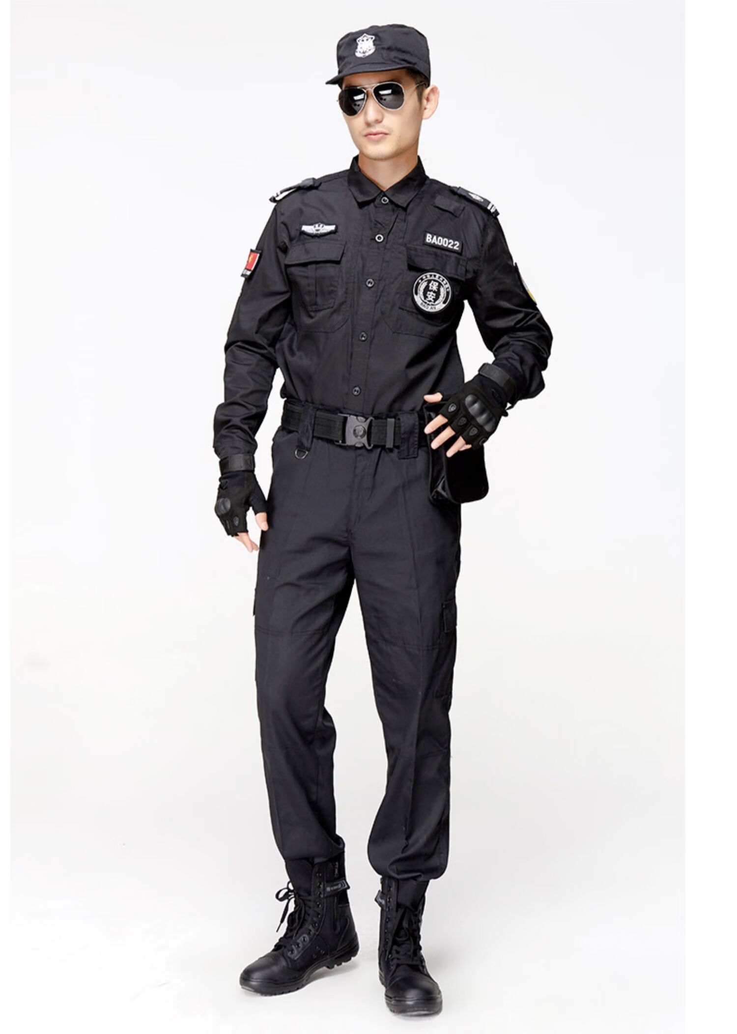 保安服秋冬装长袖保安工作服套装男春秋长袖作训服物业安保制服夏季