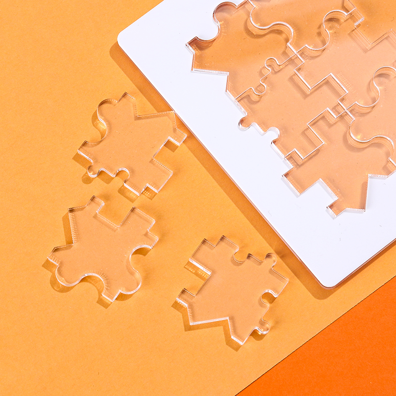 玲珑拼图巧版燃烧吧大脑同款puzzle比赛道具儿童玩具男孩拼板 透明