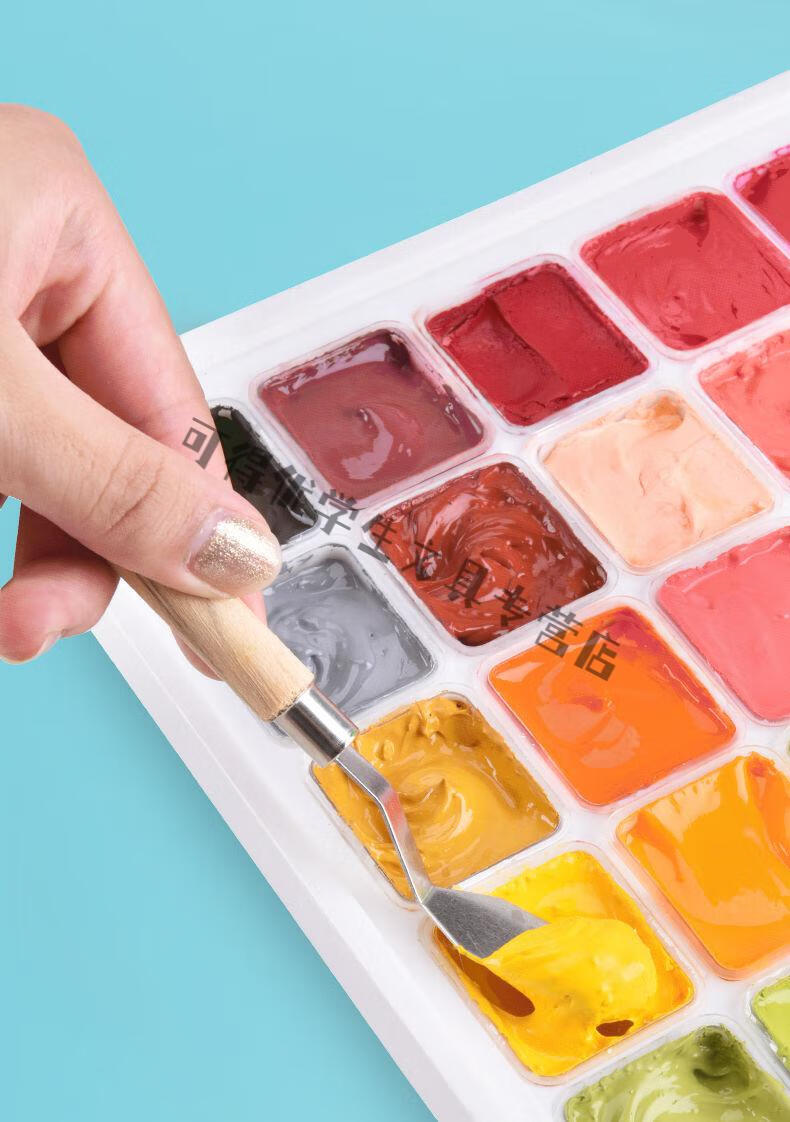 30ml40色珍珠白 套餐一套装(颜料 颜料盒)【图片 价格 品牌 报价】