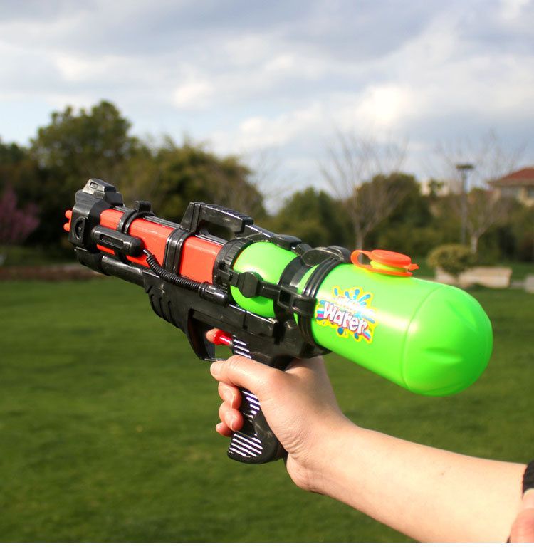 大号跑男同款高压力射水枪儿童气压抽拉式戏水玩具水枪玩具 大号