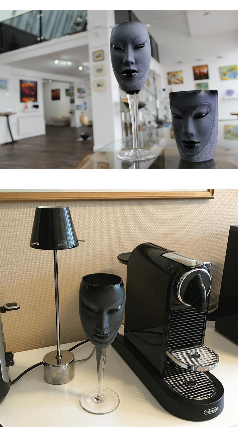 酷比伊莱特水晶酒杯酒具瑞典maleras摩拉诺斯人脸艺术造型醒酒器酒瓶