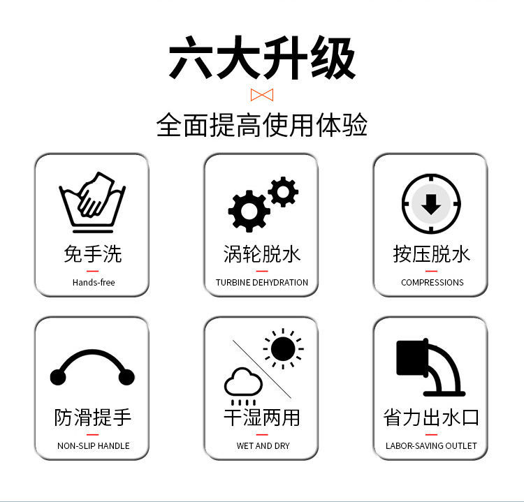 好太太拖把旋转拖把免手洗2022新款一拖净平板吸水拖懒人拖布拖地神器