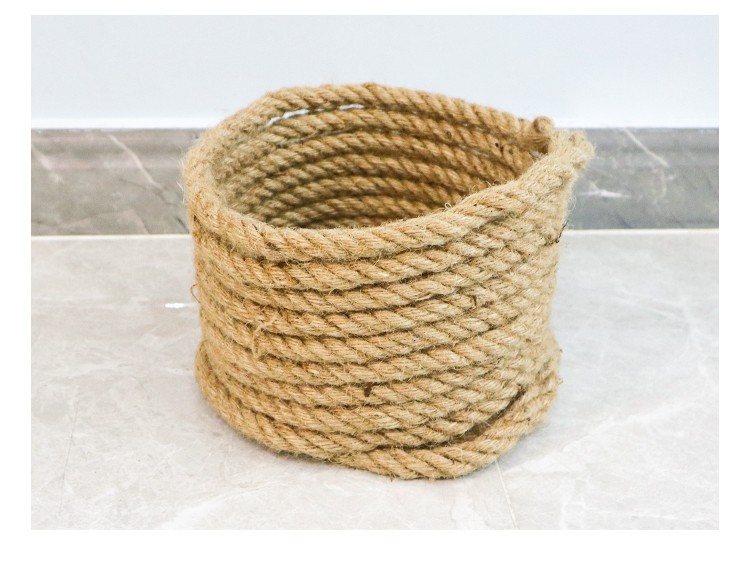 奕澜优质黄麻粗麻绳打包绳树木防护花艺包装捆绑手工diy编织装饰细麻