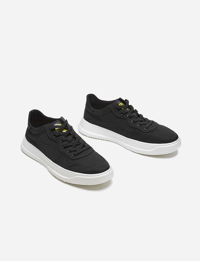 热风男鞋hotwind 新款男士系带休闲鞋百搭潮流板鞋 07绿色 40正码