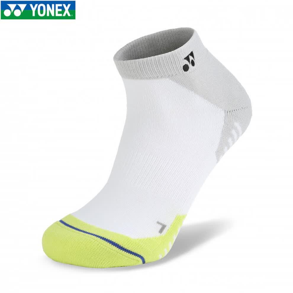 yonex尤尼克斯男女运动袜低筒羽毛球加厚毛巾袜245102bcr女款白色中筒