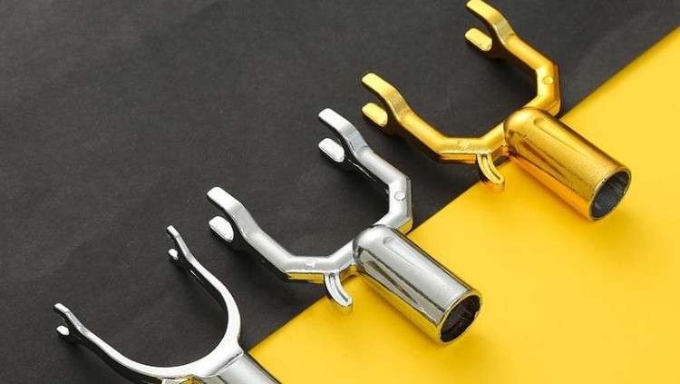 【官方品质】铝合金衣叉头晾衣杆装用配件挑衣晒衣取衣杆头子家用创意