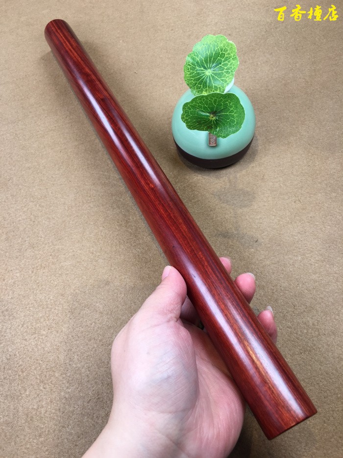 小叶紫檀武术棍赞比亚血檀小叶紫檀金箍棒台球杆钓鱼竿原木料把玩棍