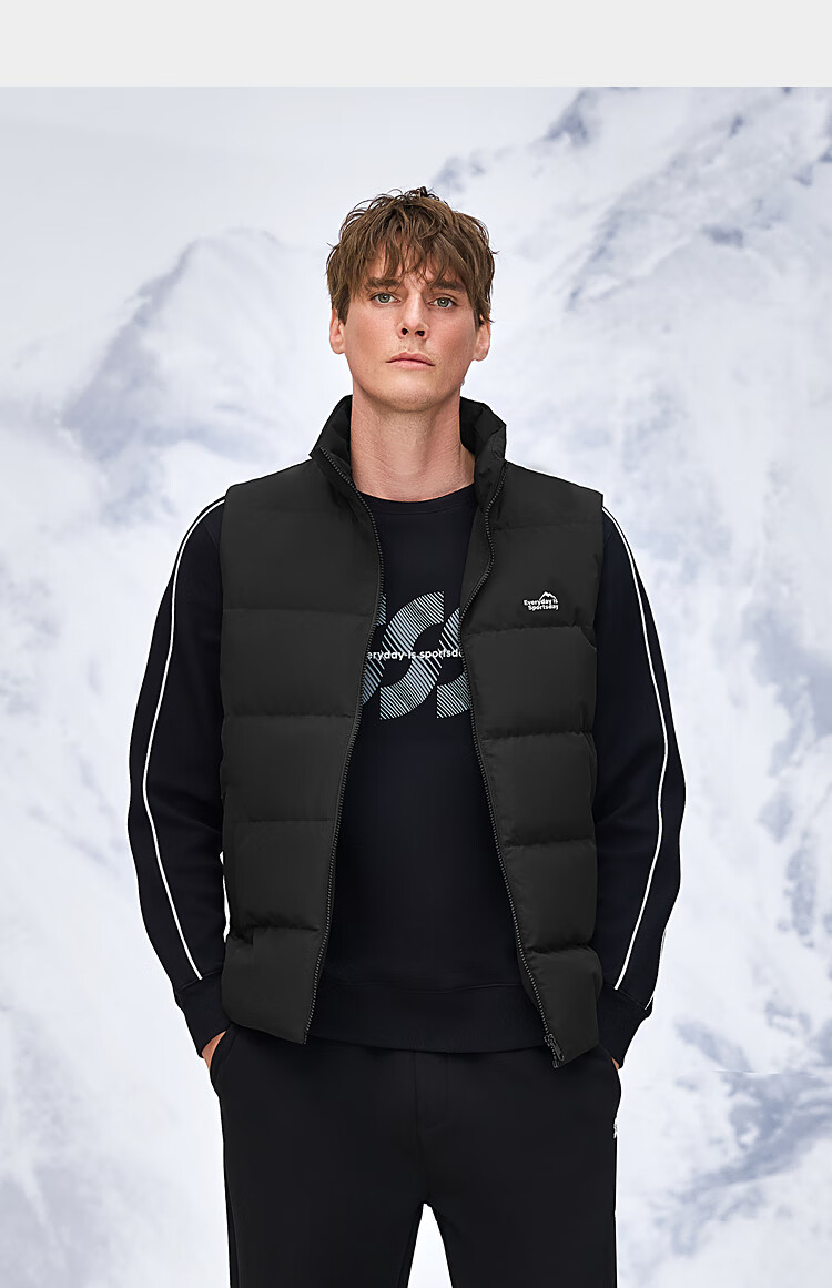 HLA Lightweight Down Vest Men Urban Outdoor Sports Jacket New Year Edition 16