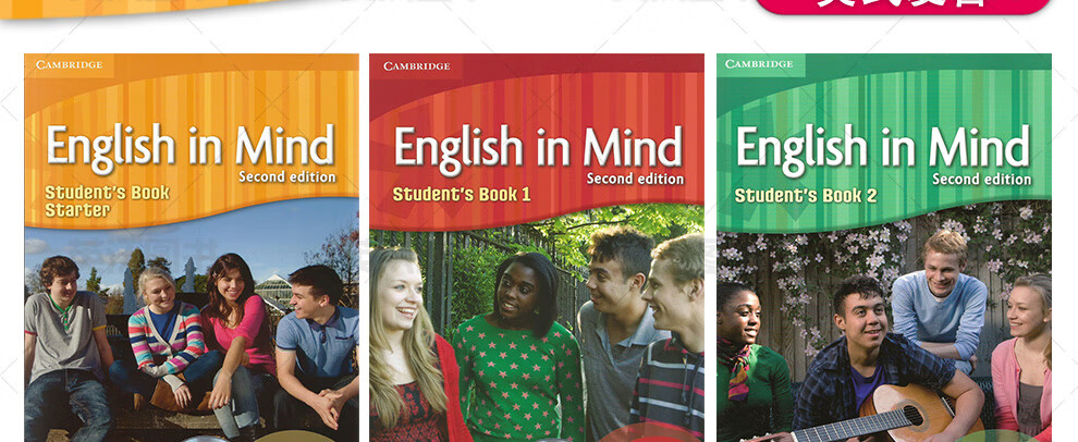 剑桥pet考试用书eim英版englishinmind初中教材正版1级别学生书光盘