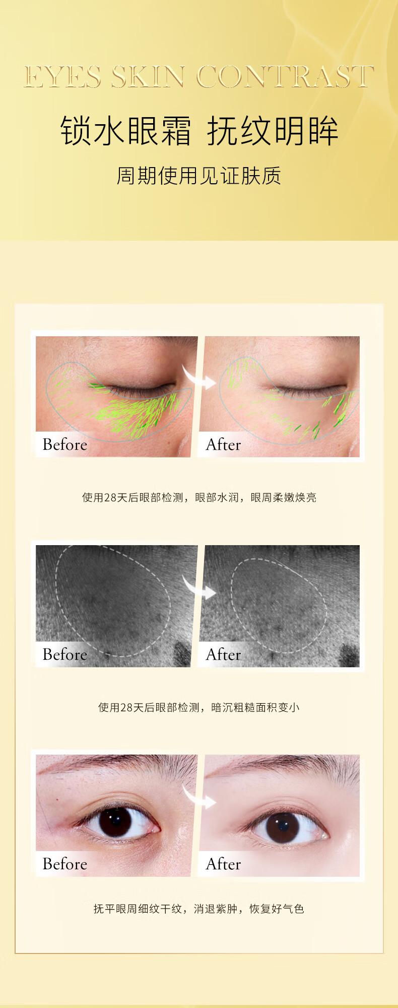 TWG【小棕瓶鱼子酱】眼霜第八代淡化保湿细纹黑眼圈眼袋补水熬夜眼部 小棕瓶眼霜20G*【3瓶】最实惠