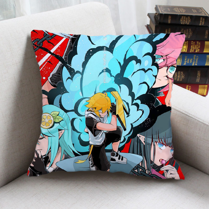 凹凸世界抱枕凯莉 嘉德罗斯格瑞动漫画孩子坐靠垫礼物枕头双面 7 35*