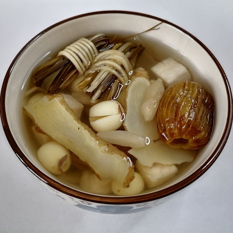 灯芯草麦冬汤包宝宝四季儿童口臭磨牙灯心草玉竹煲汤 灯芯草雪梨芦根