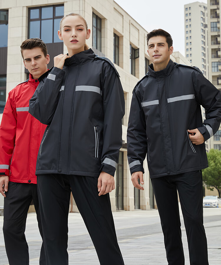 坤仕登 中通快递工作服 中通快递工作服冲锋衣定制冬季保暖外套风衣