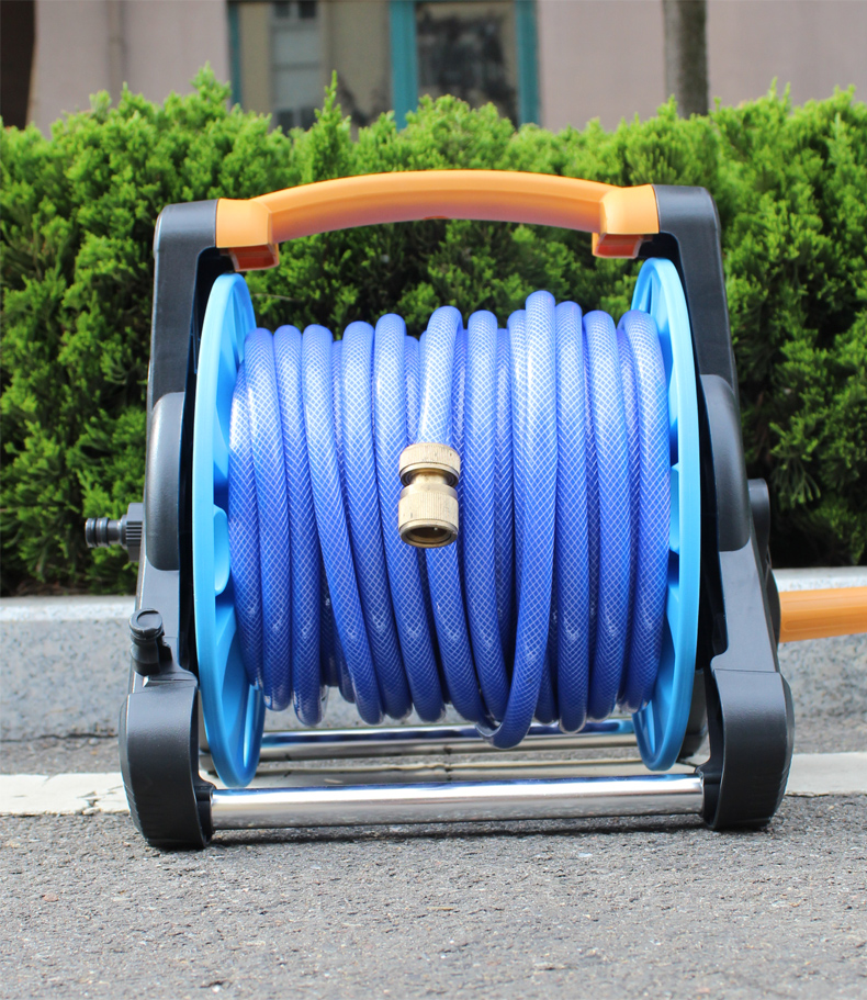 适用于洗车水管收纳架车载高压水水管软管收纳车大号卷管收卷器水管