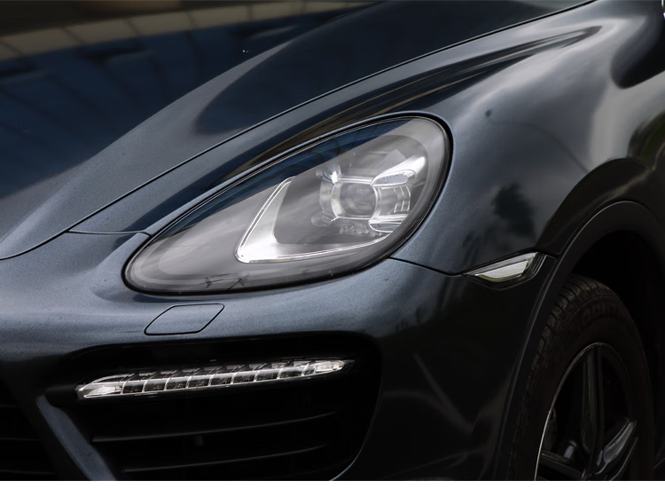11-17款保时捷卡宴大灯总成led改装cayenne老款改新款19 21日行灯 11