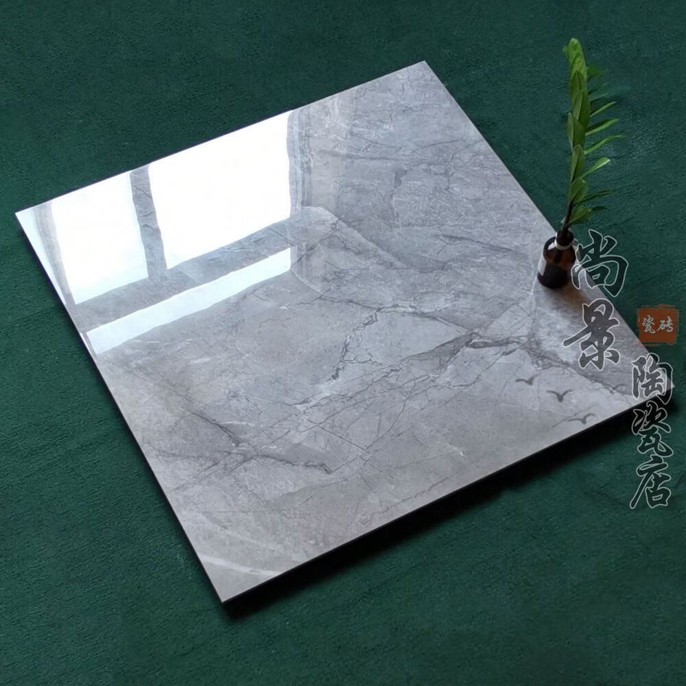 佛山深色客厅地砖通体大理石瓷砖800x800灰色防滑磁砖地板砖批发深色