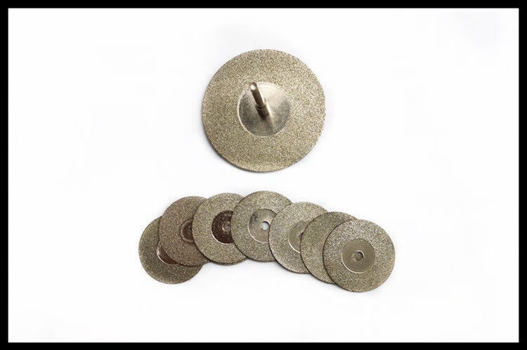 金刚石切片金刚砂锯片玉石切割片翡翠锯片琥珀瓷砖砂轮电磨切割片sn