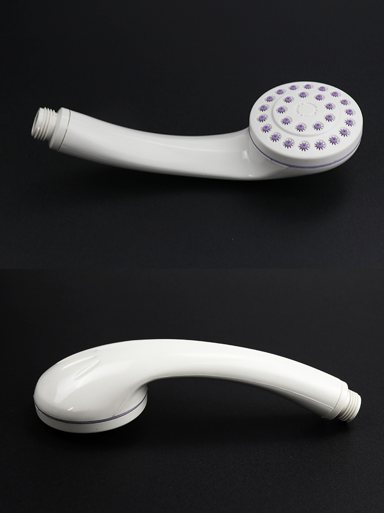 花洒喷头老式套装莲蓬头浴室淋浴增压防摔花洒黄色万向活动座免打孔