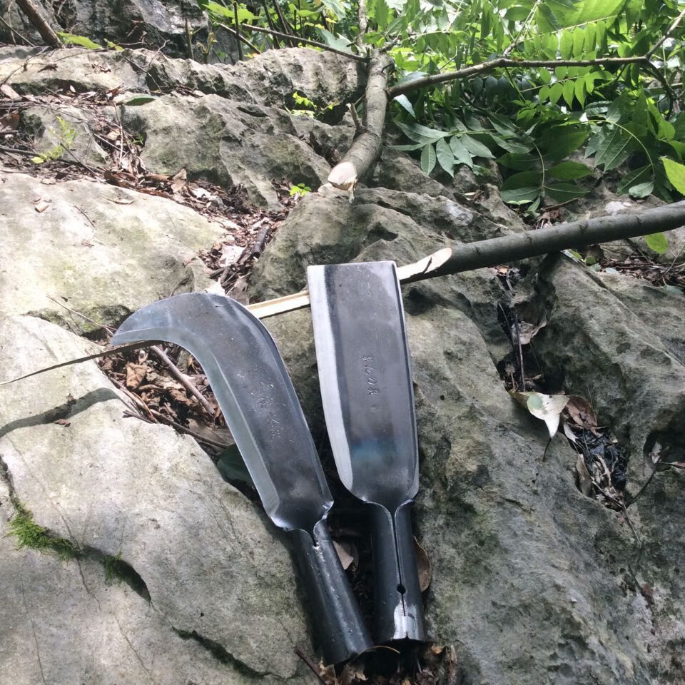 树刀伐木刀劈柴刀家用开路破竹刀手工农用老式柴刀户外丛林山刀卫亮