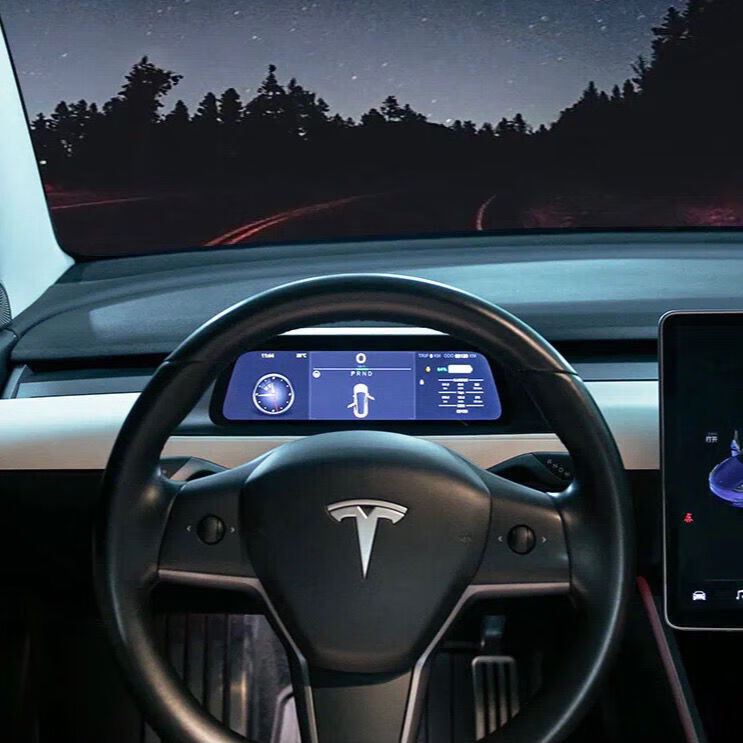 tesla特斯拉model3 y仪表盘改装仪表抬头液晶显示hud配件原厂协议