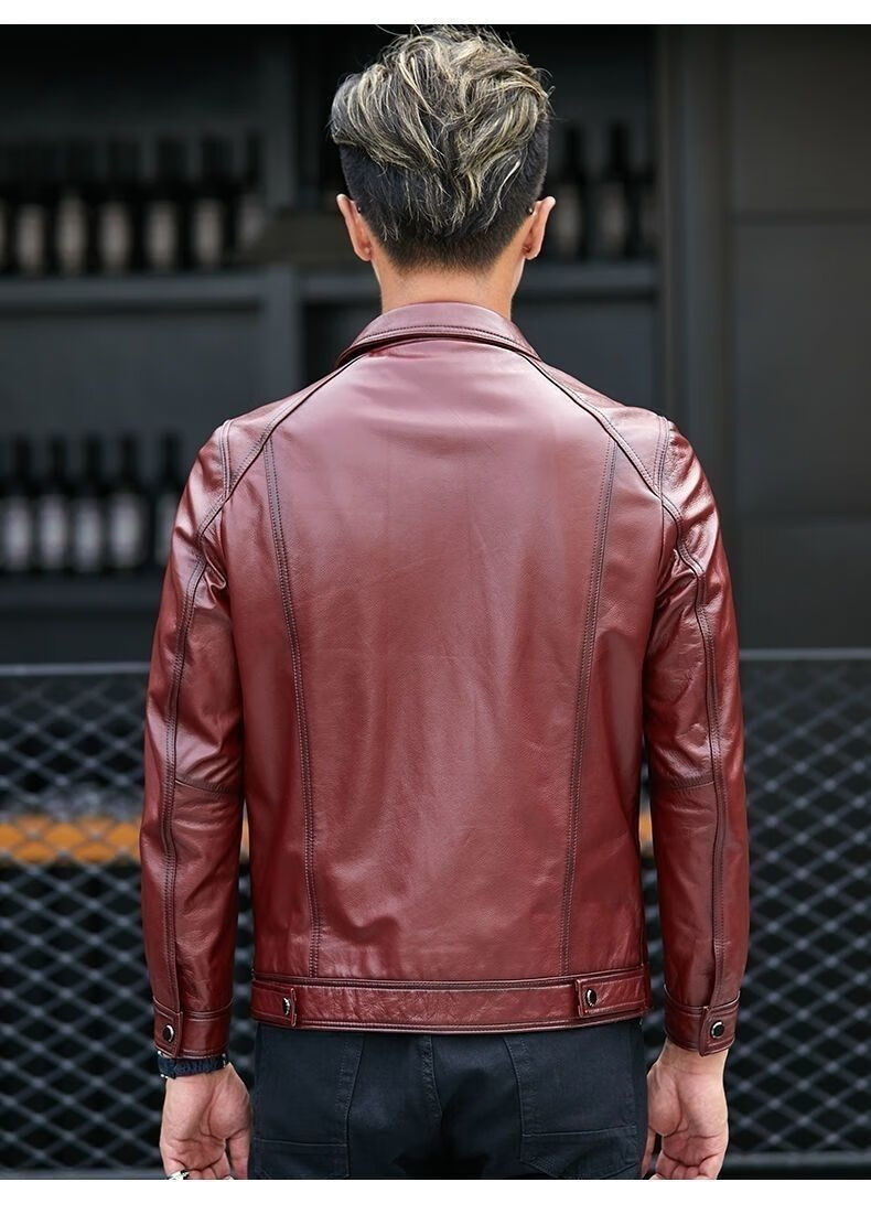 动感北面(dynamic north)新款夹克机车仿皮皮衣男翻领短款修身韩版