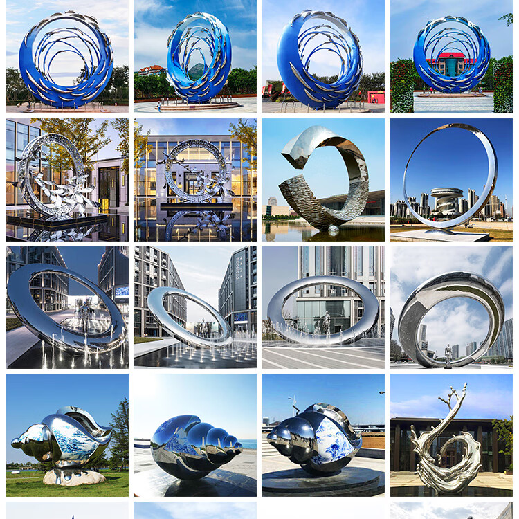 宇宙星光不锈钢雕塑定制大型户外园林景观艺术品雕塑摆件制作景区公园