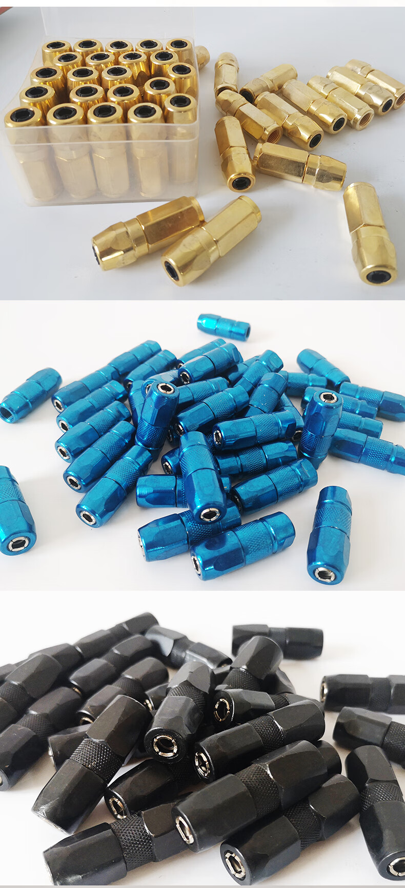 黄油嘴头锁钳式高压黄油嘴黄油枪头新款式快速接头高压注油嘴扣式 针