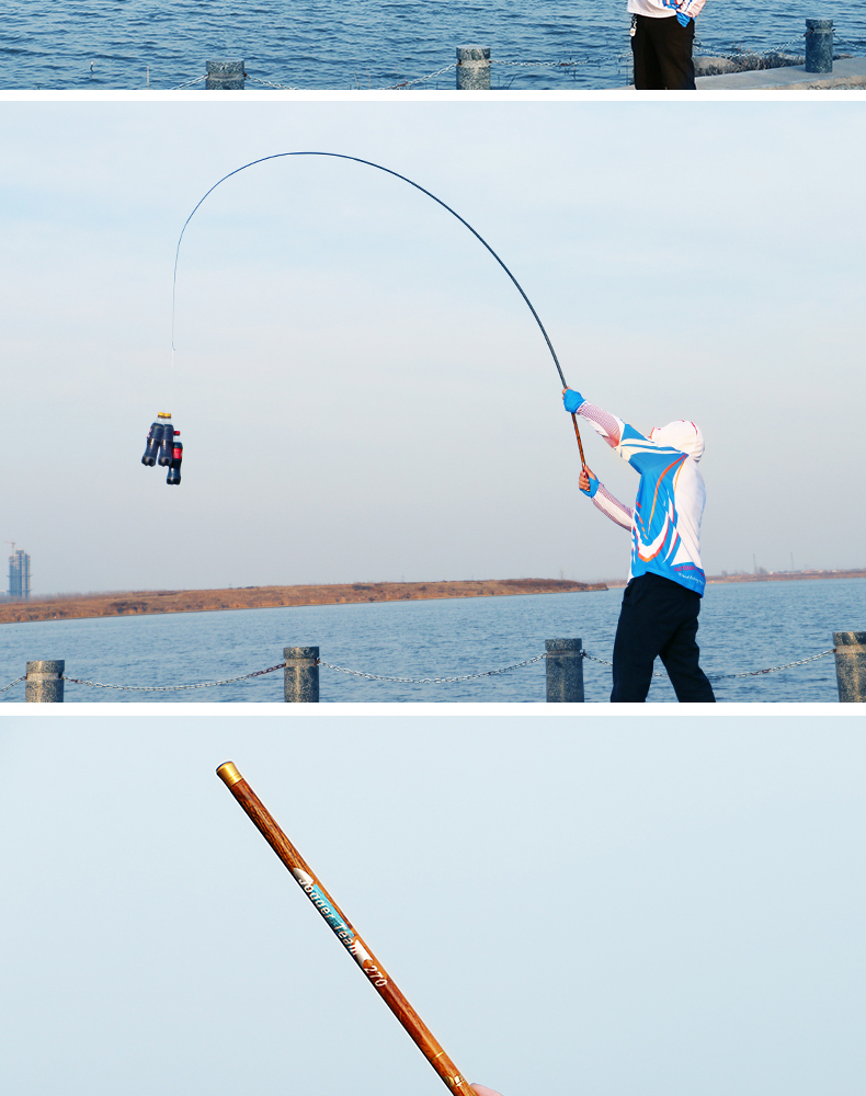 袖珍钓鱼竿手竿超短节迷你小鱼竿便携收缩43cm碳素超轻超硬溪流竿超短