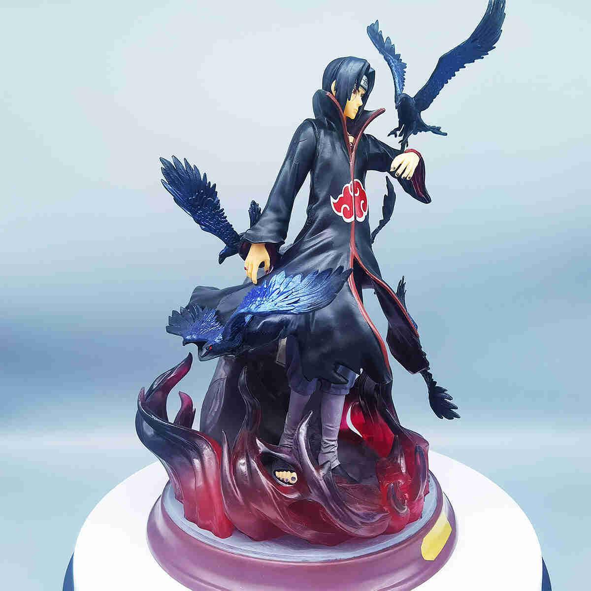 玉泉韵 火影忍者周边晓组织宇智波鼬gk乌鸦雕像殿堂鼬手办模型摆件新