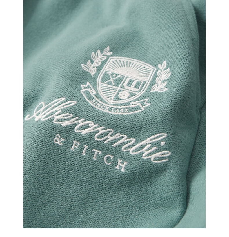 abercrombie&fitch女装 logo款周日慢跑休闲裤 314775-1 af 绿色 l