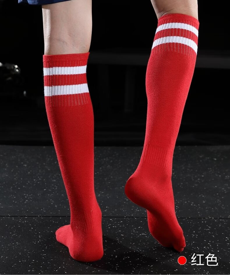 男童夏季足球袜216岁小男孩穿的薄款长筒袜儿童中大童学院风过膝袜白