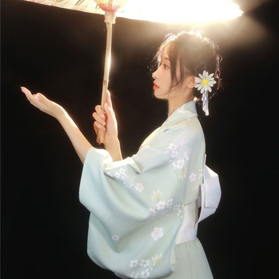 璨玥神明少女和服女正装传统和服学生日式写真裙文艺复古主题拍照服装