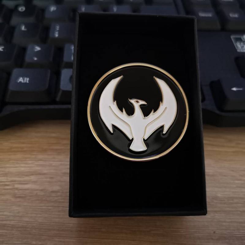 csgo周边实体欢迎翻盘c4二西莫夫p90胸章14卡托贴纸金属徽章 天禄战队