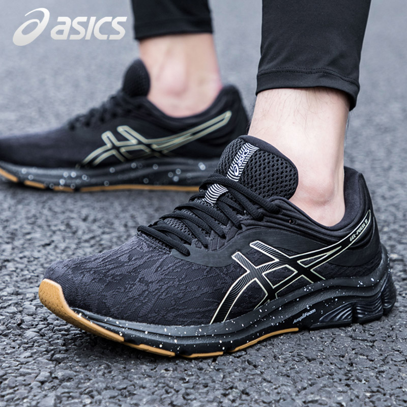asics亚瑟士男鞋跑步鞋春季黑武士艾斯克斯跑鞋断码鞋运动鞋子男 黑色