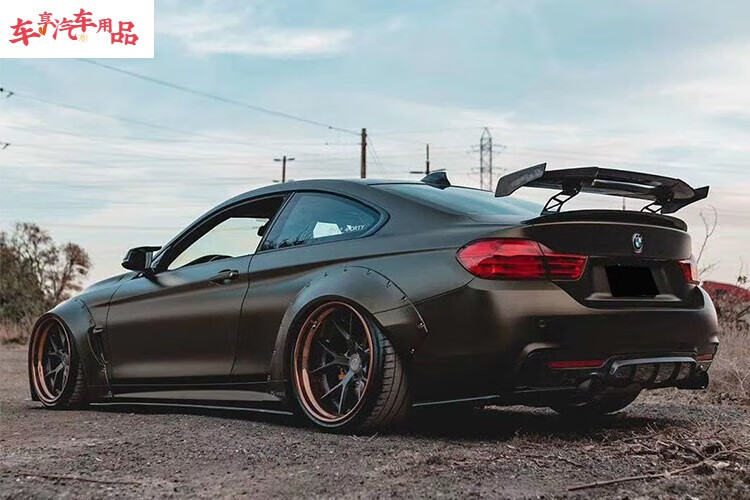 适用于宝马m2 m3 m4 m5改装碳纤维gt款尾翼3系4系通用大尾翼扰流 gts