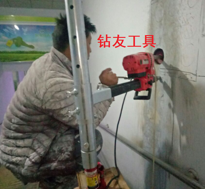 新型水钻机液压顶杆 钻孔机支架撑杆 升降固定机架 可选自动进刀 顶杆