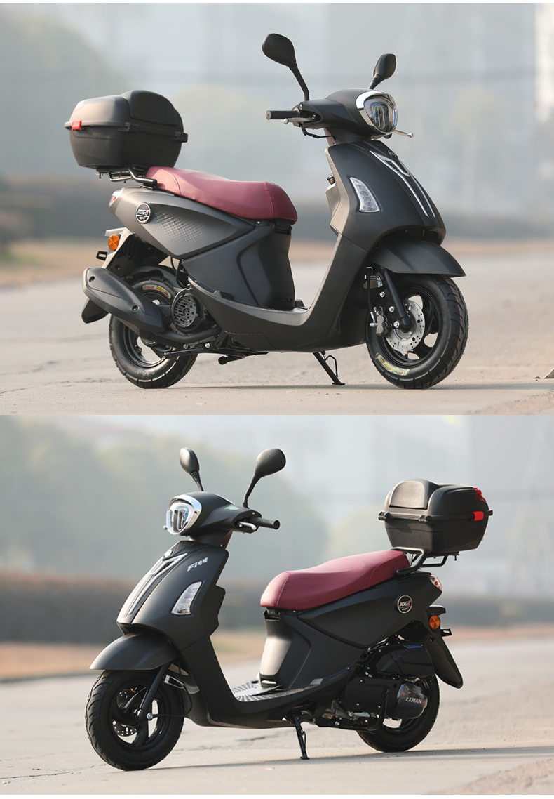 全新款巧格三代踏板摩托车国四电喷可上牌125cc整车外卖省油代步 蓝色