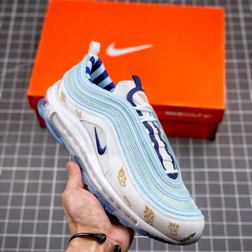 【官网旗舰店】纯原 air max 97 jesus 耶稣 圣水 万花筒 跑鞋 灯芯绒